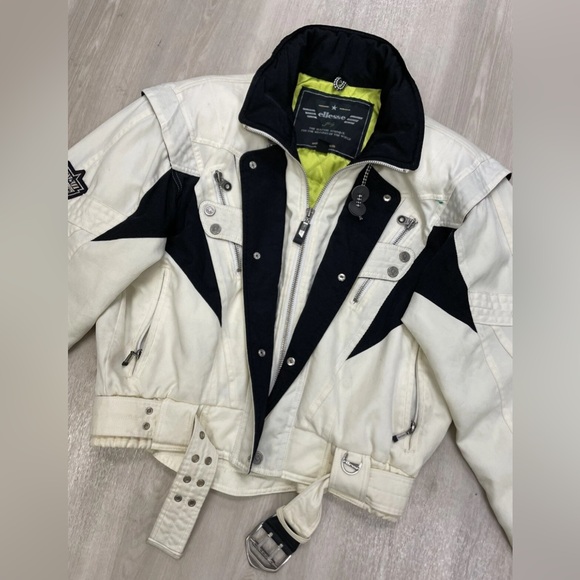 Vintage 90s Ellesse x Goldwin JAPAN EXPORT Italy Ski Racing Jacket 
Womens Lrg - Picture 3 of 11